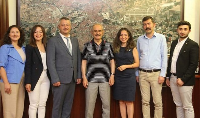 İMO'dan Büyükerşen'e nezaket ziyareti