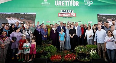 İstanbul Büyükşehir'in fideleri meyvelerini verdi