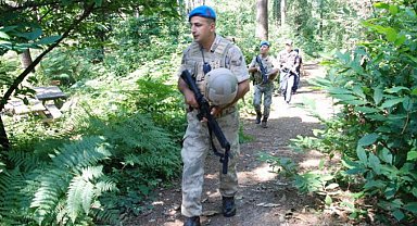İstanbul'un ormanlık alanlarında Jandarma'dan yangın denetimi