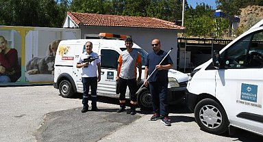 İzmir Karabağlar'da kurban timi göreve hazır