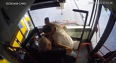 İzmir'de kadın şoföre böyle saldırdı
