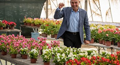 İzmir'in gurur günü... Bademler'in çiçekleri Hollanda'da satışa sunuldu