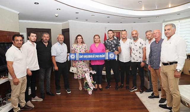 İzmit Gençlerbirliği Spor Kulübünden Başkan Hürriyet'e teşekkür