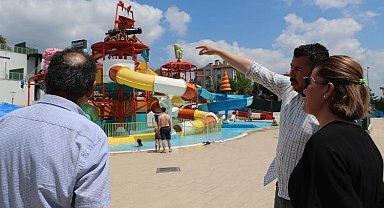 İzmit'te Aquaparkı'a ilgi hizmet saatlerini uzattırdı