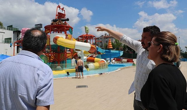 İzmit'te Aquaparkı'a ilgi hizmet saatlerini uzattırdı