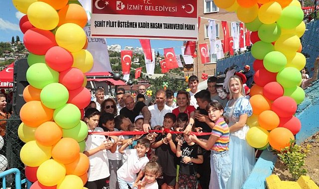 İzmit'te çocuklar parklarını Fatma Ablalarıyla açtı