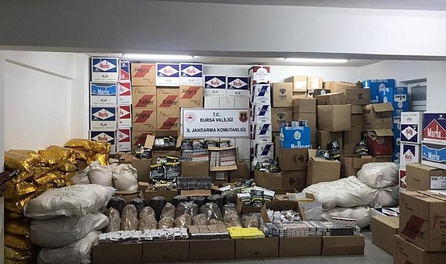 Jandarmadan kaçak tütün operasyonu