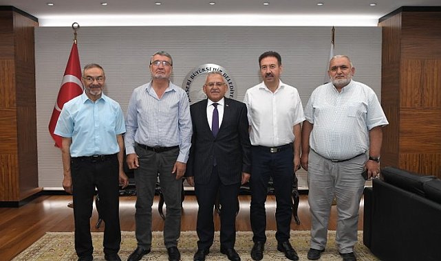 Kayseri Hacılar dinamiklerinden Büyükkılıç'a ziyaret