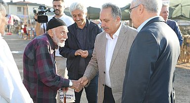 Kayseri Talas'ta vatandaşa protokol ziyareti