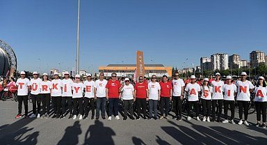 Kayseri Türkiye aşkına pedalladı