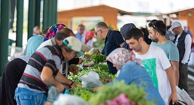 Kayseri'de Doğal Ürünler Bahçesi Pazarı açıldı