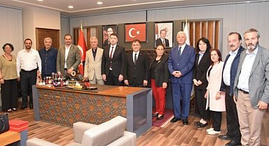 Kent Konseyi'nden Başkan Çimen'e ziyaret