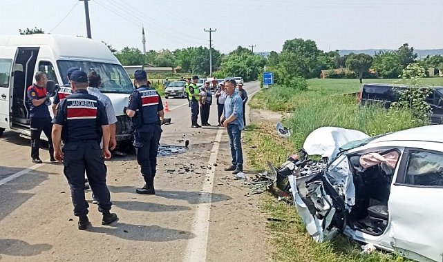 Keşan'da trafik kazaları yüzde 33 arttı