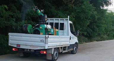 Kocaeli İzmit'te vektörle mücadele sürüyor