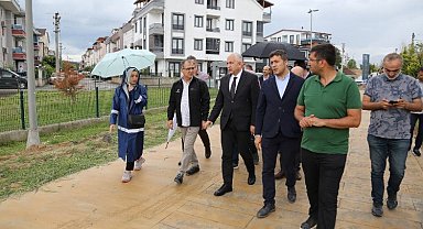 Kocaeli Kartepe'deki projelere yakın takip