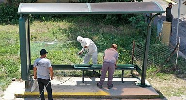 Kocaeli'nin durakları onarımdan geçiyor