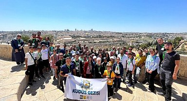 Konyalı öğrenciler Kudüs gezisiyle ödüllendirildi