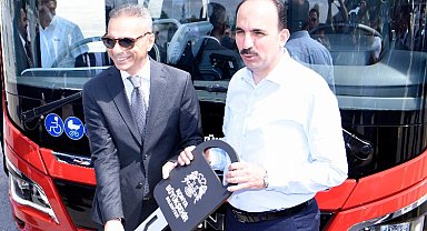 Konya'ya 71 otobüsün ilk bölümü teslim edildi