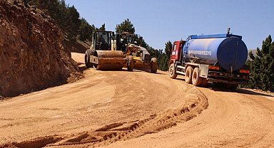 Köylüler istedi, Antalya Yayla Yolu asfaltlanıyor