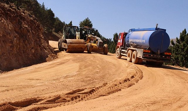 Köylüler istedi, Antalya Yayla Yolu asfaltlanıyor