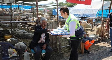Kurban alanında dondurma imkanı