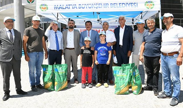 Malatya'da silajlık mısır tohumu dağıtıldı