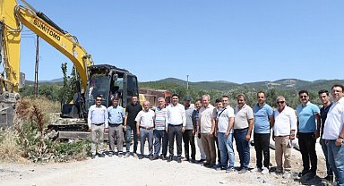 Manisa Akhisar'da Çamönü'nün altyapı sorunu çözülüyor