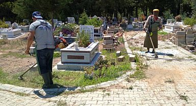 Mezarlıklar bayram ziyaretine hazırlanıyor