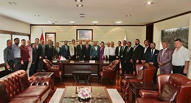 MHP İl Teşkilatı'ndan Başkan Zolan'a tam kadro ziyaret