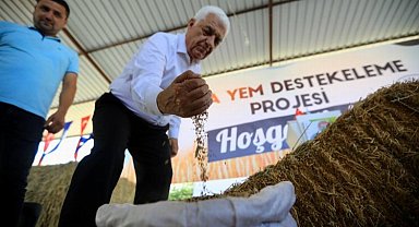 Muğla Milas'ta üreticiye 1 milyon 300 Bin TL değerinde yem desteği