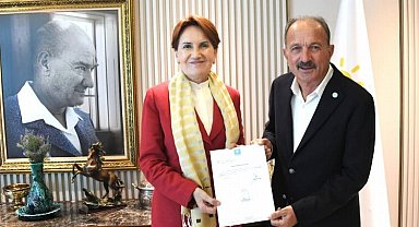 Muğla'da Başkan Saatçı'ya Akşener'in doğum gününde 'İYİ' yetki