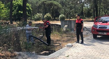 Muğla'da itfaiyeden yangın denetimi