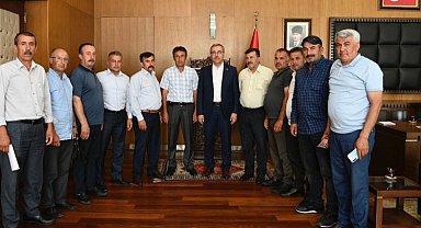 Muhtarlardan Başkan Güngör'e ziyaret