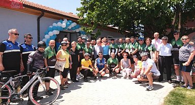 Mysia Yolları'nda Ertan Ayçetin Bisikletevi açıldı