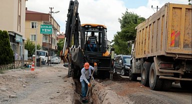 Nevşehir'de alt yapı çalışmaları tam gaz