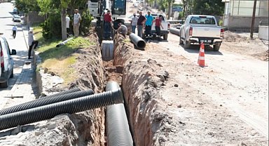 Nevşehir'de alt yapı çalışması tam gaz