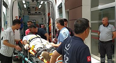 Otomobil kontrolden çıktı, şarampole uçtu