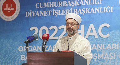 Prof. Dr. Erbaş: Hac, kardeşlik ruhunun yeryüzüne ilanıdır