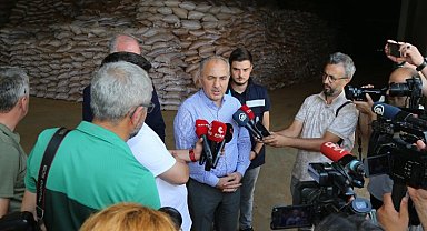 Rize'de Çaydalı Mangal Kömürü Üretim Tesisi'ne inceleme