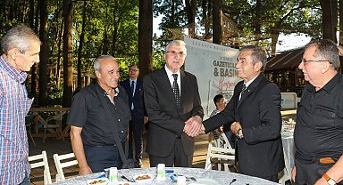 Sakarya'da Başkan Yüce, basın mensuplarıyla buluştu