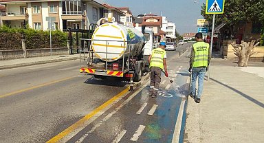 Sakarya'nın bisiklet yollarında bayram temizliği