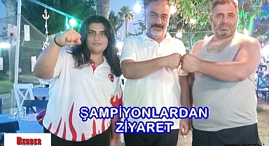 ŞAMPİYONLARDAN ZİYARET