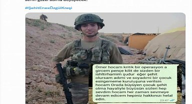 Şehidin vasiyetine bir ses de Zeydan Karalar'dan geldi