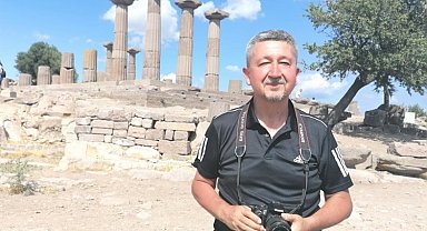 Tarihçi Rıdvan Şükür Assos'u fotoğrafladı