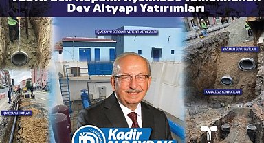 TESKİ'den Kapaklı'da dev altyapı çalışmaları