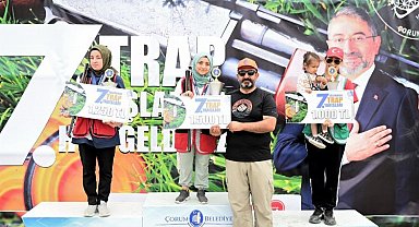 Trap yarışlarında ödüller sahiplerini buldu