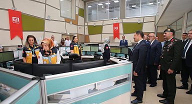 Vali Masatlı hem bayramlaştı, hem teftiş etti