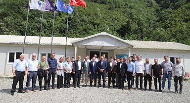 Zorluoğlu'ndan Arsin İçme Suyu inşaatı şantiyesine ziyaret