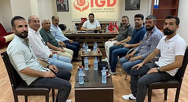 Adıyaman'da İYİ Partililerden İnternet Gazetecileri'ne ziyaret