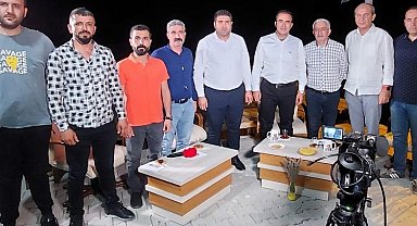Adıyaman'da Samsat Belediye Başkanı Halil Fırat İnternet Gazetecileri'nin konuğu oldu